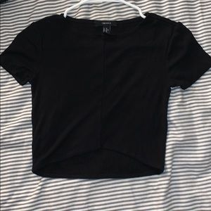 Cropped Black T-Shirt